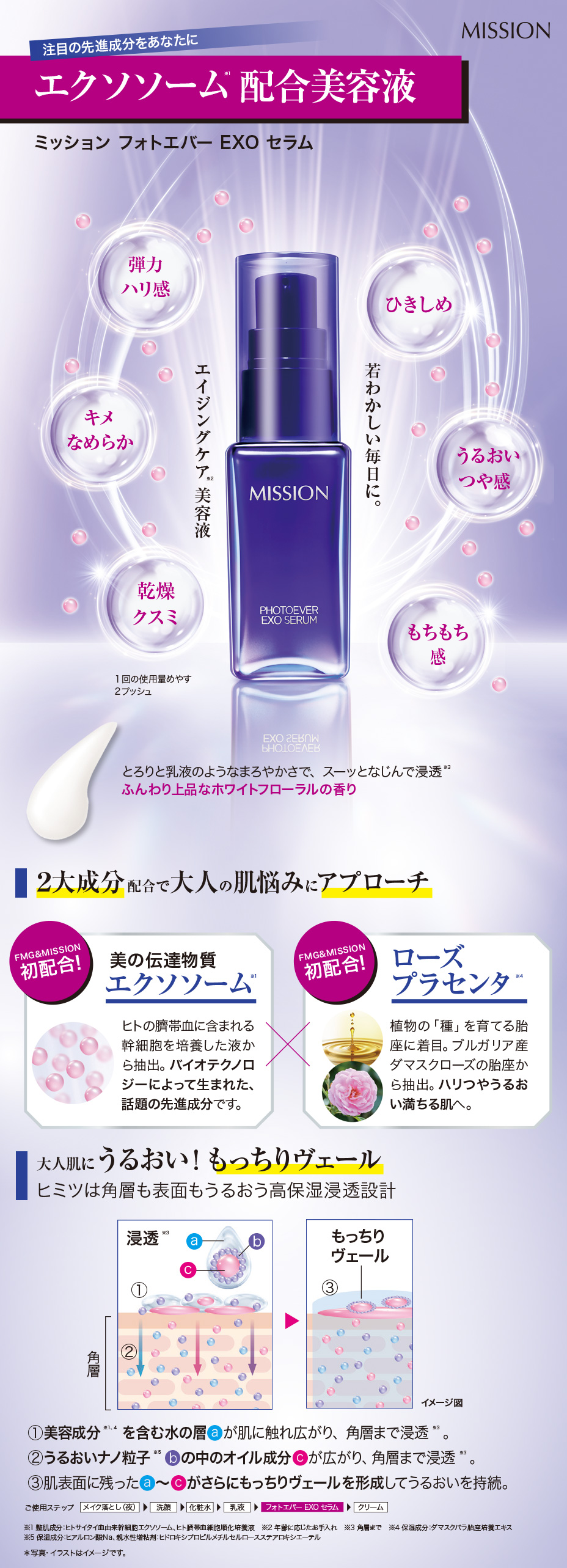 【半額】 EXO フォトエバー セラム エフエムジー＆ミッション公式 │ クレンジング・メイク落とし